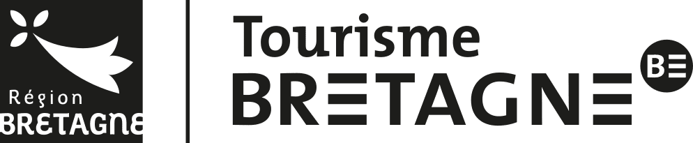Logo de Tourisme Bretagne avec le logo de la région Bretagne